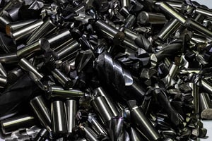 Carbide drill scraps