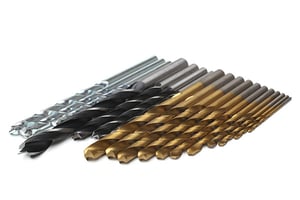 Many differently coated drill bits