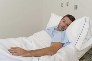 Paitent Resting in Hospital