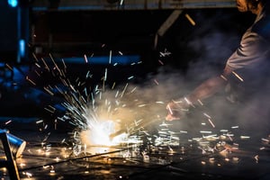 Worker Welding